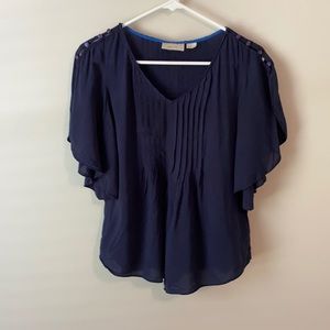 Maeve flutter sleeve top